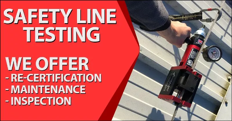 Safety Line Testing Cambridge Industrial Roofing - Cambridge, Cambridgeshire